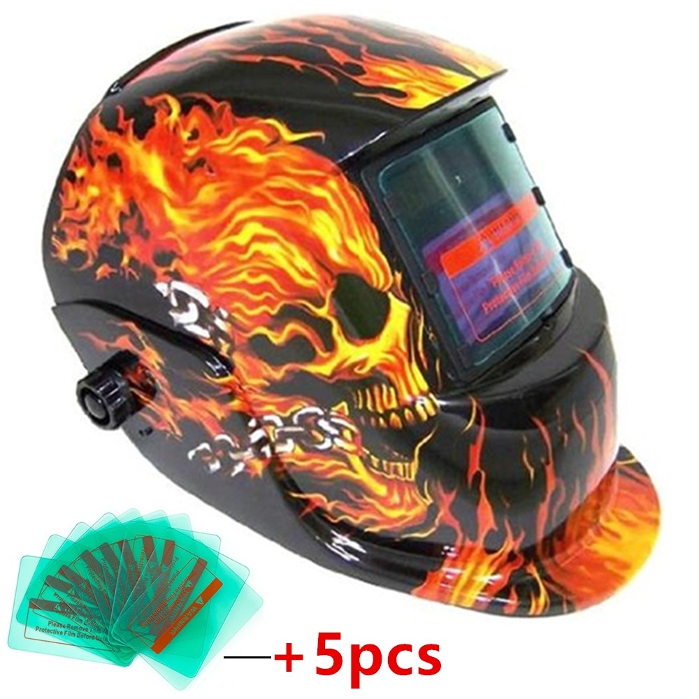 솔라 자동 어둡게 용접 헬멧 tig mig 용접 마스크 그라인딩 전기 용접기 렌즈 캡 uv/ir 보호 납땜 용품